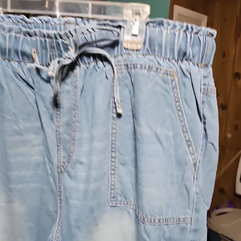 SHEIN Curve Denim Blue Pants - Picture 3 of 5